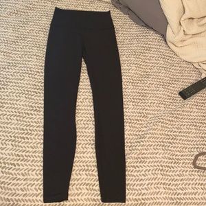 lululemon athletica pants align black size 4